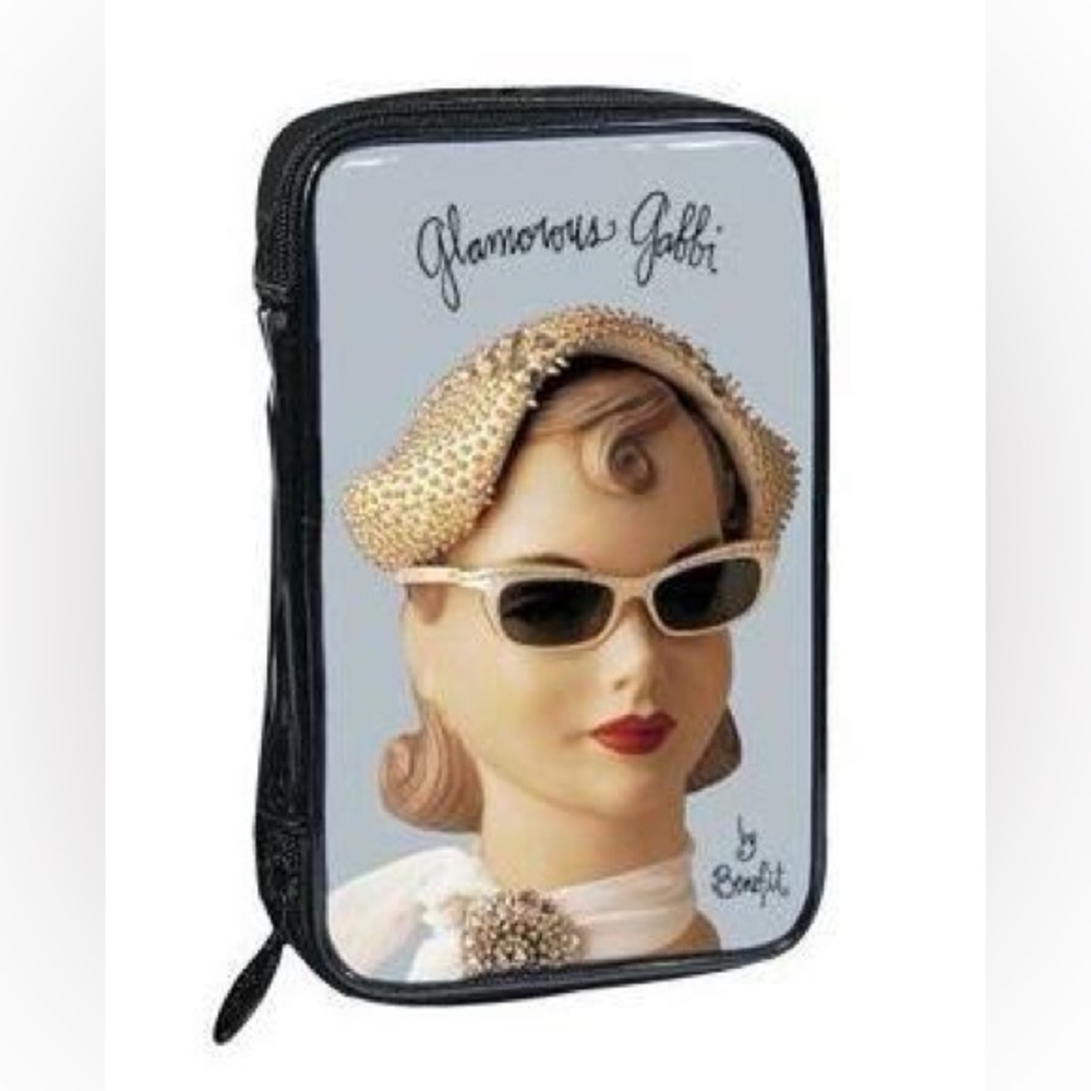 Gabbi by Benefit compartment makeup bag Blue OS - Picture 1 of 4